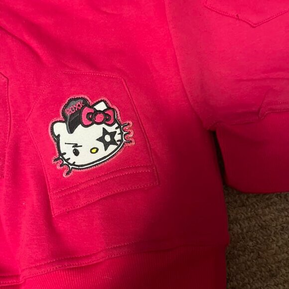 Women's Hello Kitty "Roxk Out" Zip Up Hoodie - 2XL - New - Picture 9 of 10